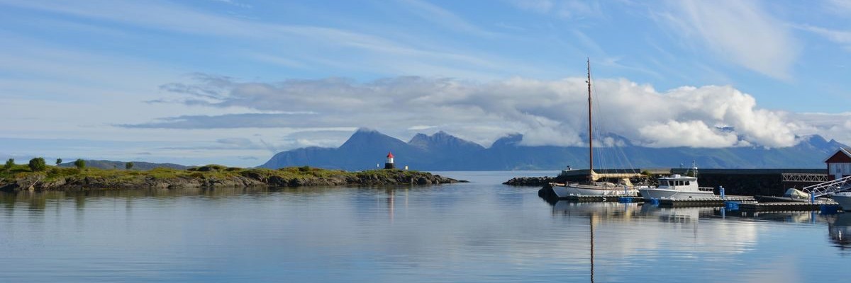 Vackra Bodö i nordnorska Salten