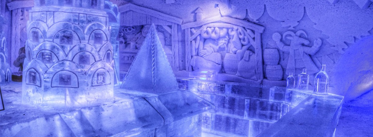 Isbaren i Snow Hotel i Kirkenes