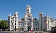 Det vackra stadshuset i Madrid