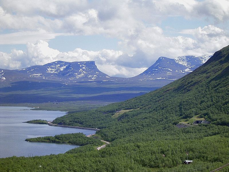 Abisko nationalpark har fantastiska vyer