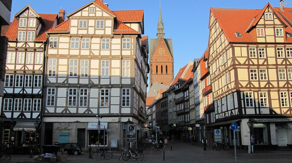 Gamla Altstadt i Hannover